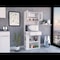 Tuhome Capienza Pantry Cabinet, Two Shelves, Double Door, One Drawer, Three Side Shelves, White ALB6481 - alternate 1